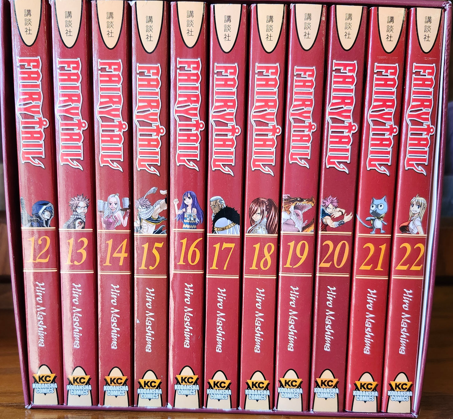 "Fairy Tail" by Hiro Mashima (Vol. 12-22)