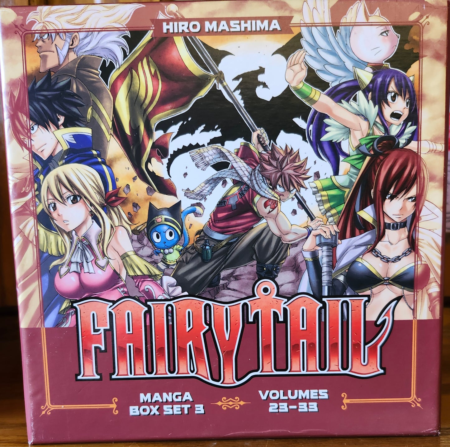 "Fairy Tail" by Hiro Mashima (Vol. 1-33, Box sets 1, 2, and 3)