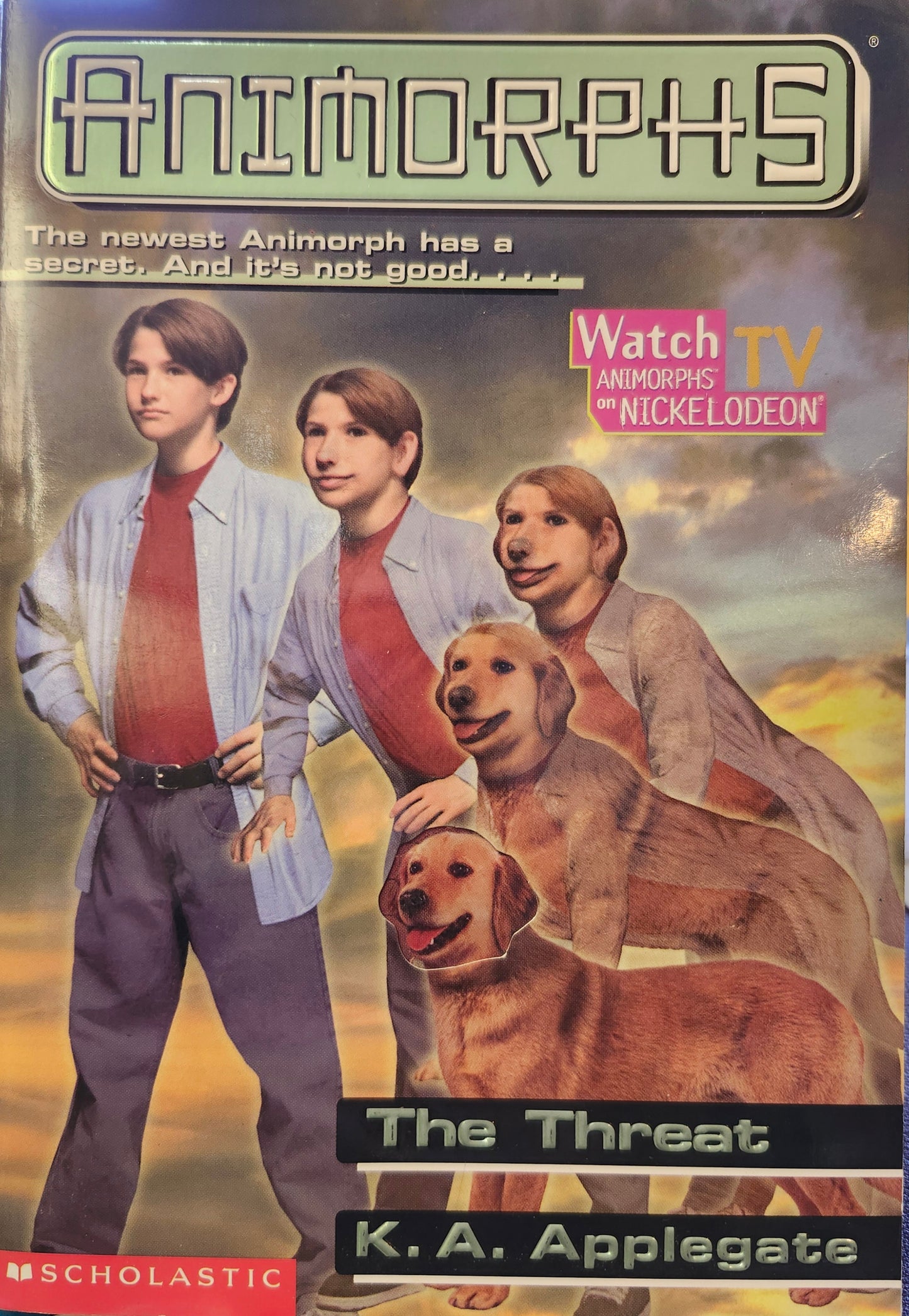 "Animorphs 21 The Threat" by K. A. Applegate