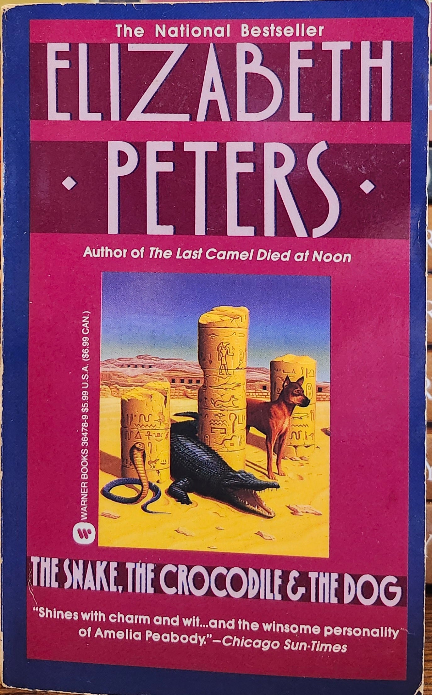 "The Snake, the Crocodile & the Dog" by Elizabeth Peters (Amelia Peabody, Book 7)