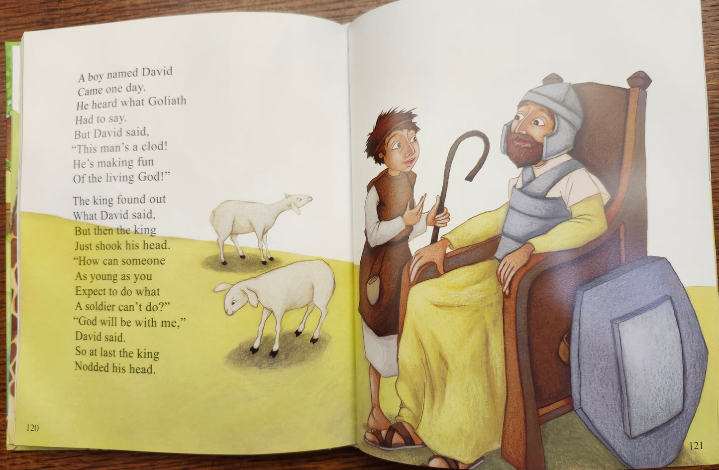 "The Rhyme Bible Storybook" by L. J. Sattgast (author), Laurence Cleyet-Merle (illustrator)