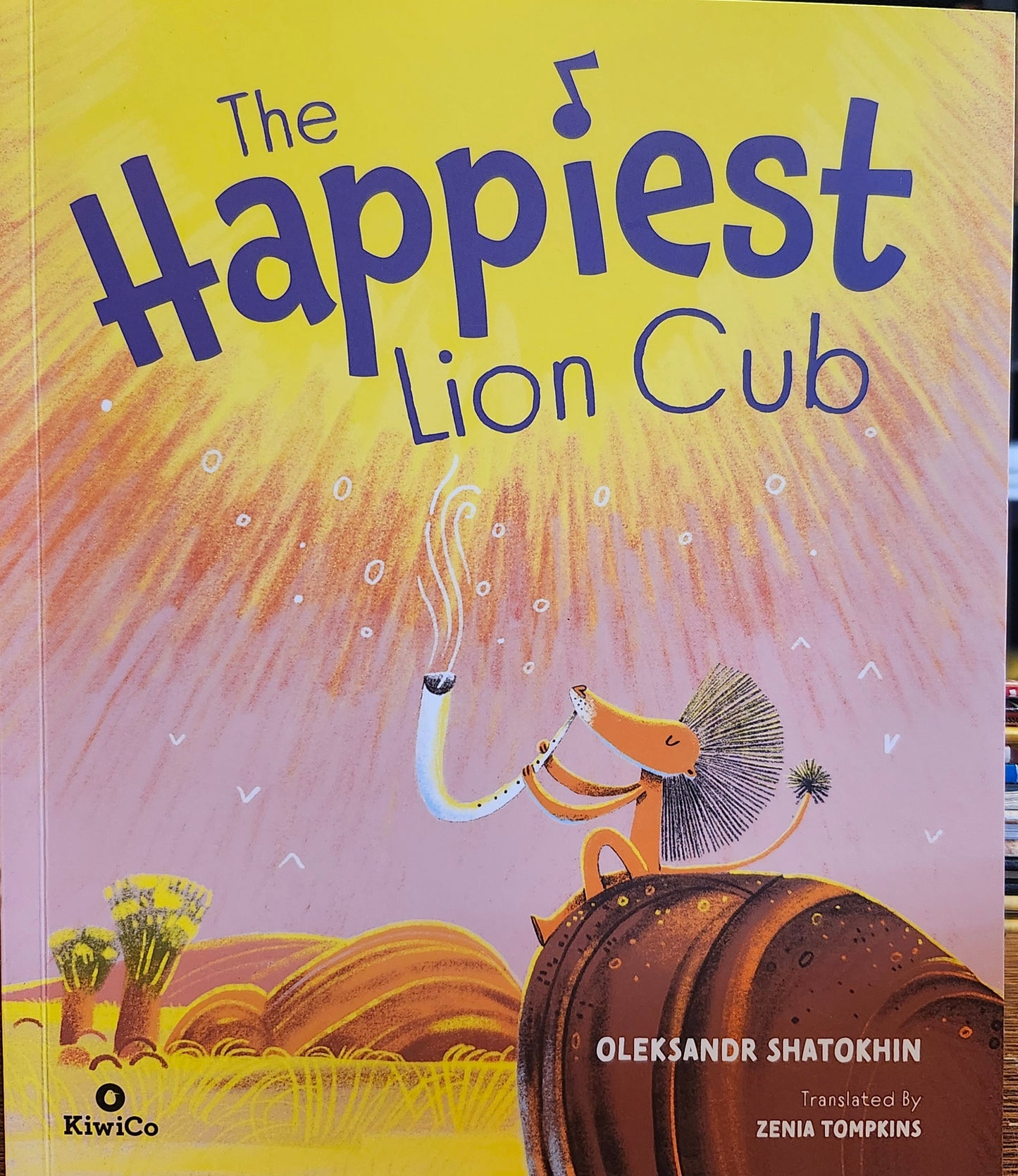 "The Happiest Lion Cub" by Oleksandr Shatokhin (author), Zenia Tompkins (translator)