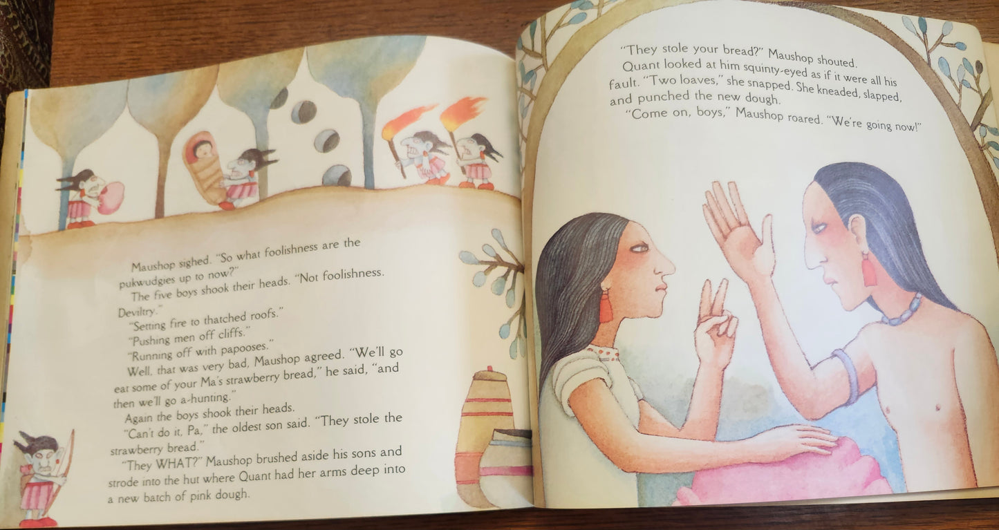 "The Good Giants and the Bad Pukwudgies" by Jean Fritz (author), Tomie de Paola (illustrator)