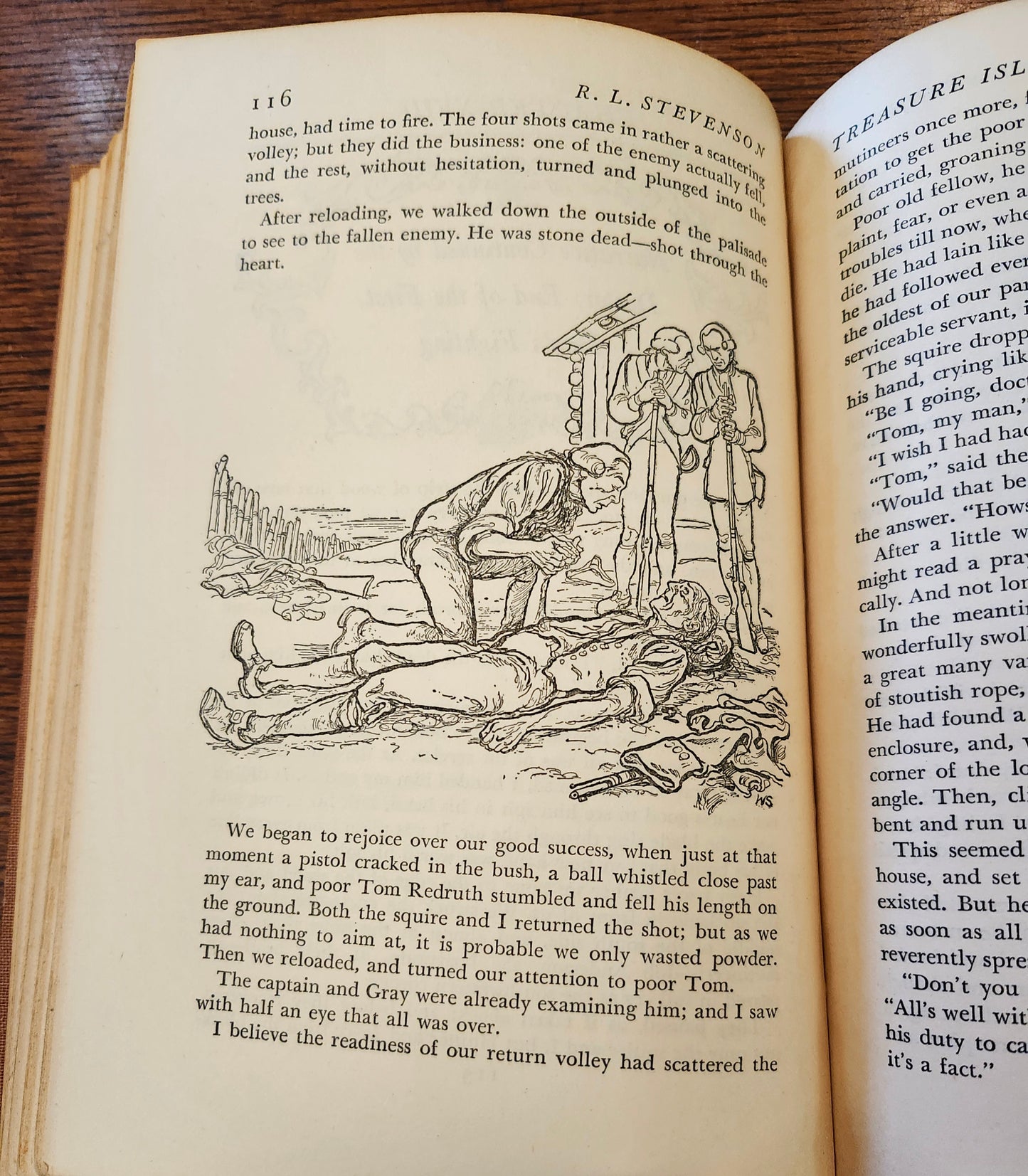 "Treasure Island" by Robert Louis Stevenson (author), William Sharp (illustrator)
