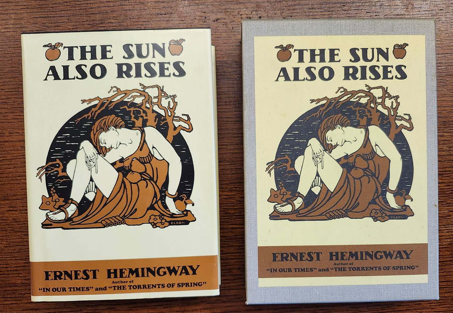 "The Sun Also Rises" by Ernest Hemingway -- First Edition Library