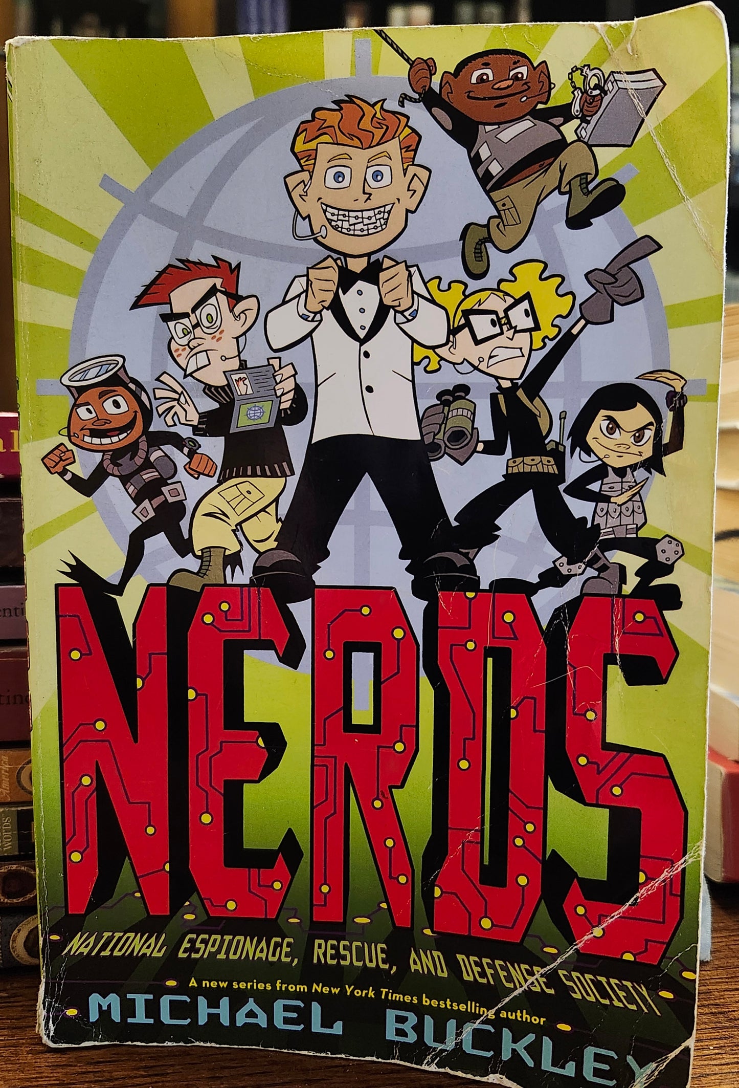 "N.E.R.D.S. (National Espionage, Rescue, and Defense Society)" by Michael Buckley (Book 1)