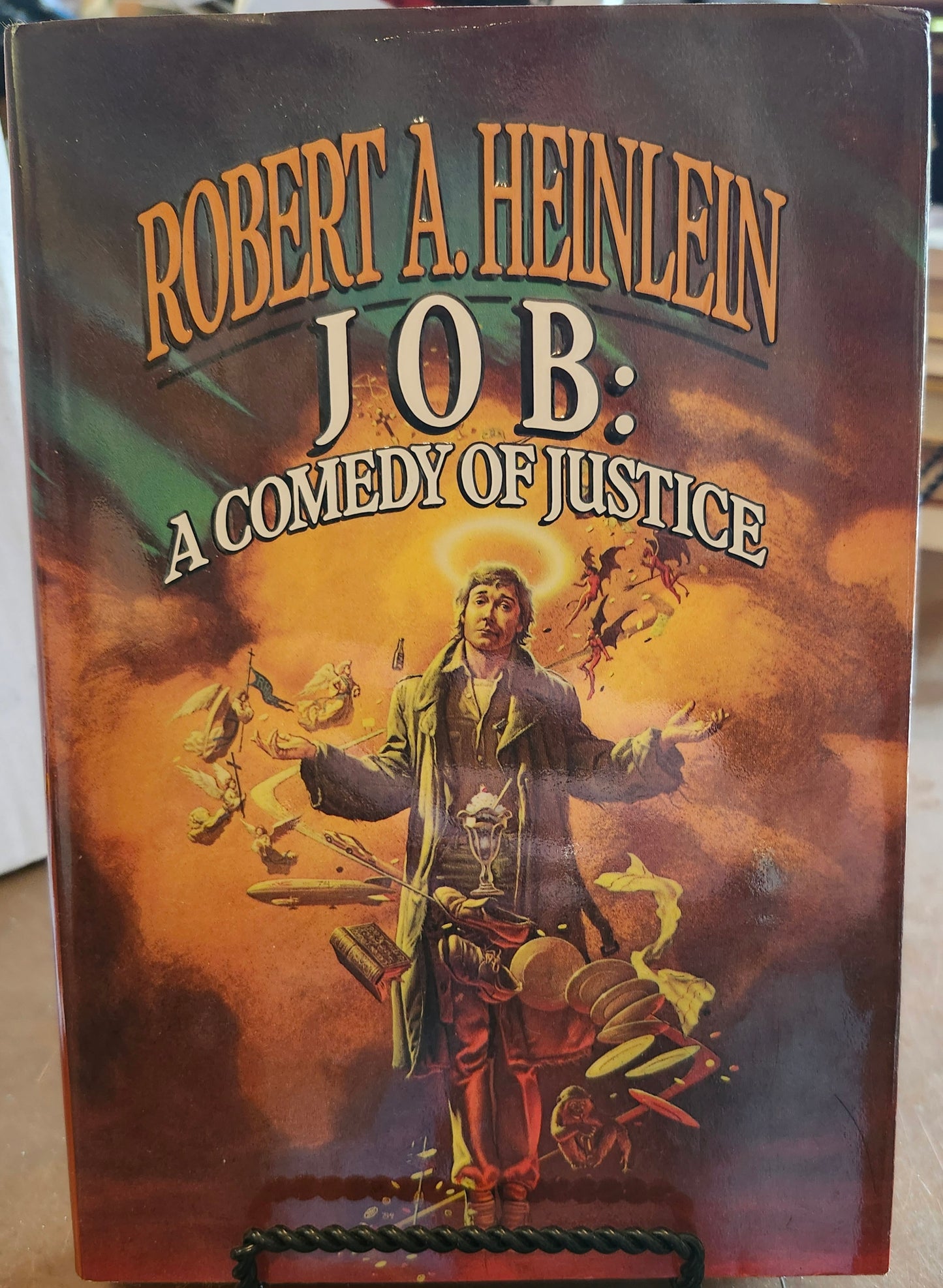 "JOB: A Comedy of Justice" by Robert A. Heinlein (First Edition, First Printing)