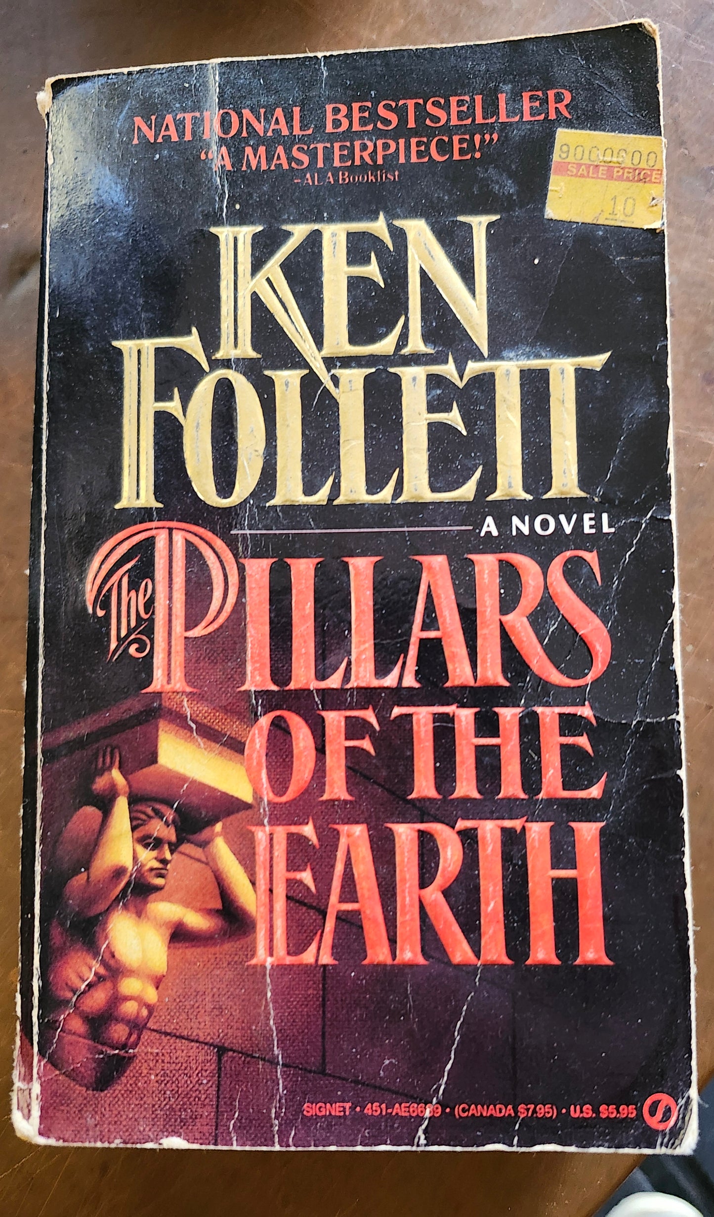 "Pillars of the Earth" by Ken Follett (Kingsbridge Series, Book 1)