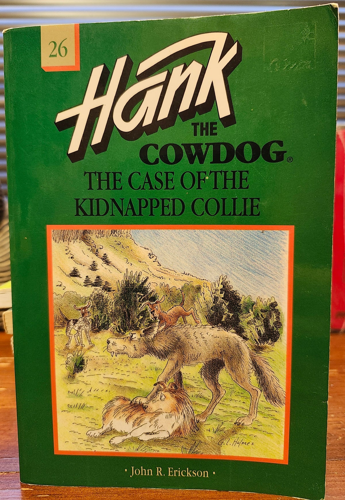 "The Case of the kidnapped Collie" by John R. Erickson (Book 26)