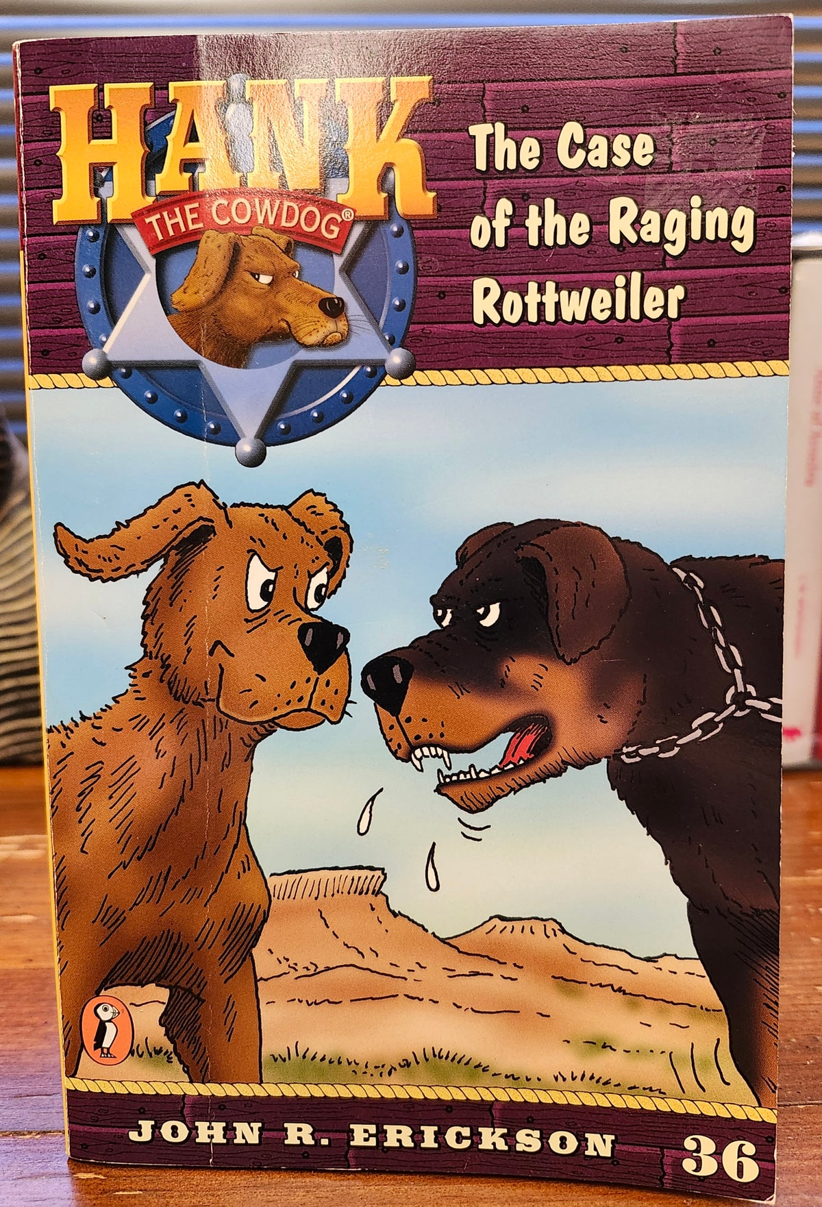 "Hank the Cowdog: The Case of the Raging Rottweiler" by John Erickson (Book 36)