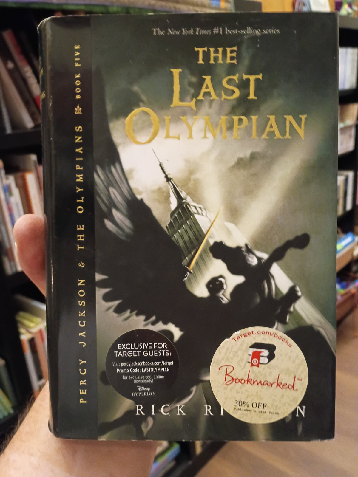 "The Last Olympian" Rick Riordan (Percy Jackson & The Olympians, Book 5)