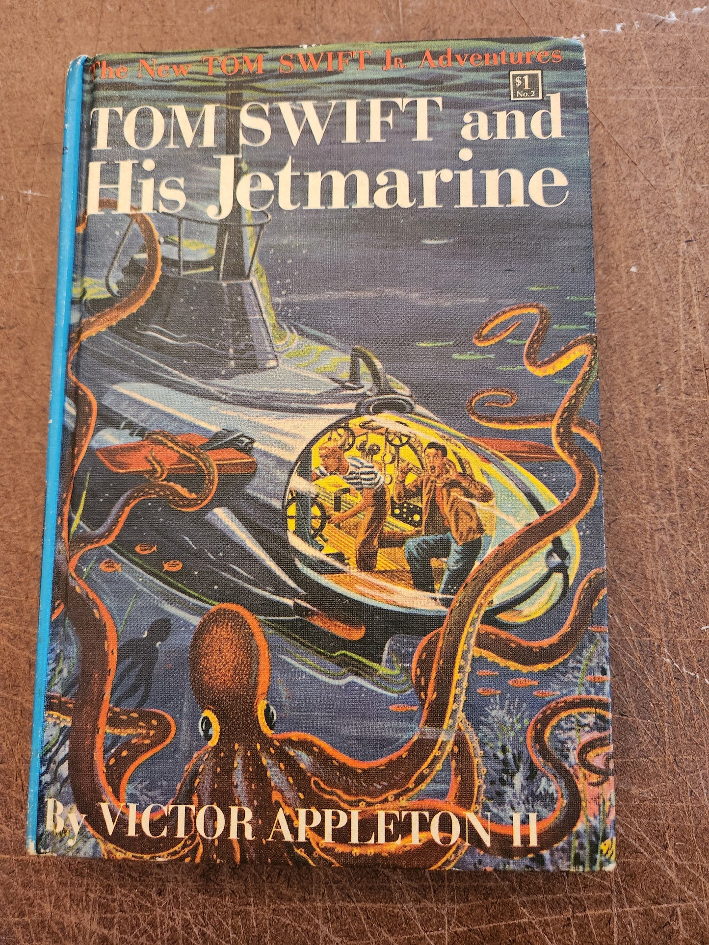 "Tom Swift and His Jetmarine" by Victor Appleton II (Blue Spine)