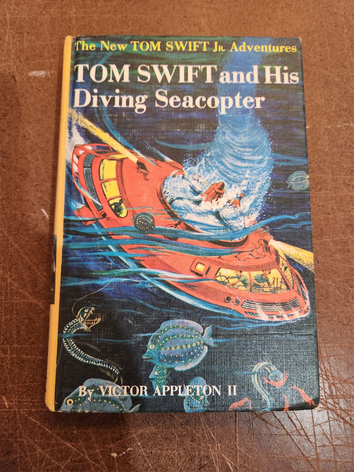 "Tom Swift and His Diving Seacopter" by Victor Appleton II, (Yellow Spine)