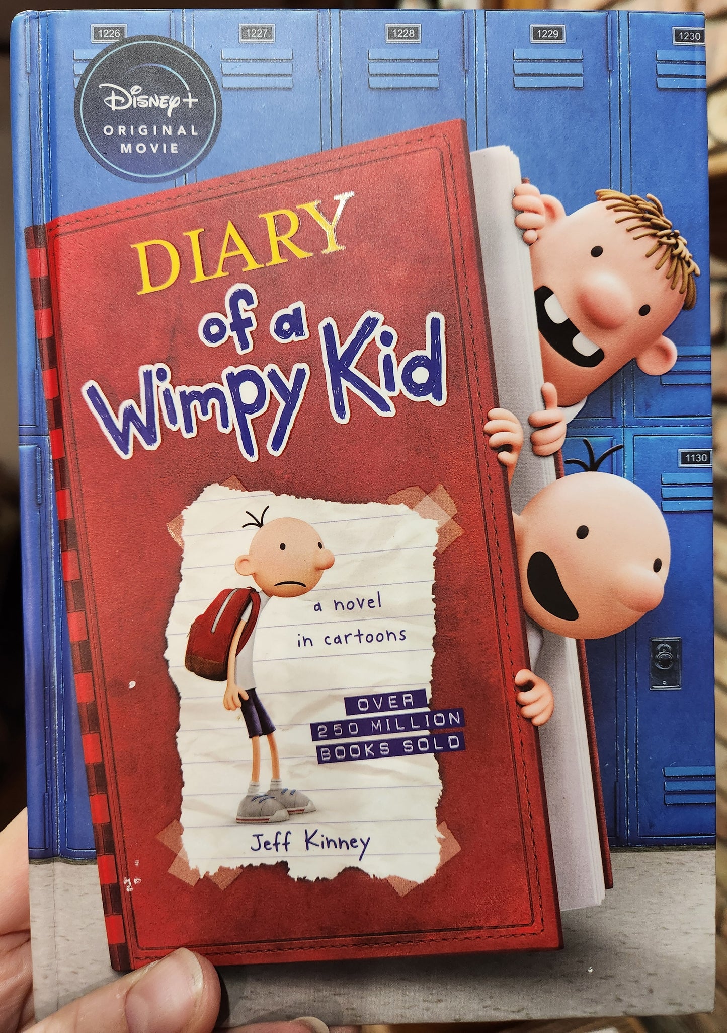 "Diary of a Wimpy Kid" by Jeff Kinney -- Special Disney+ Cover Edition