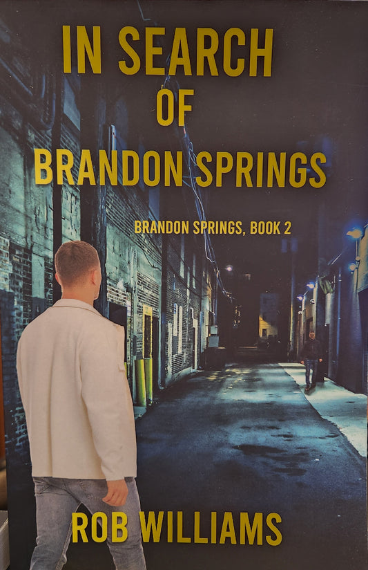 "In Search of Brandon Springs" by Rob Williams. (Book 2 in the Brandon Springs Trilogy)