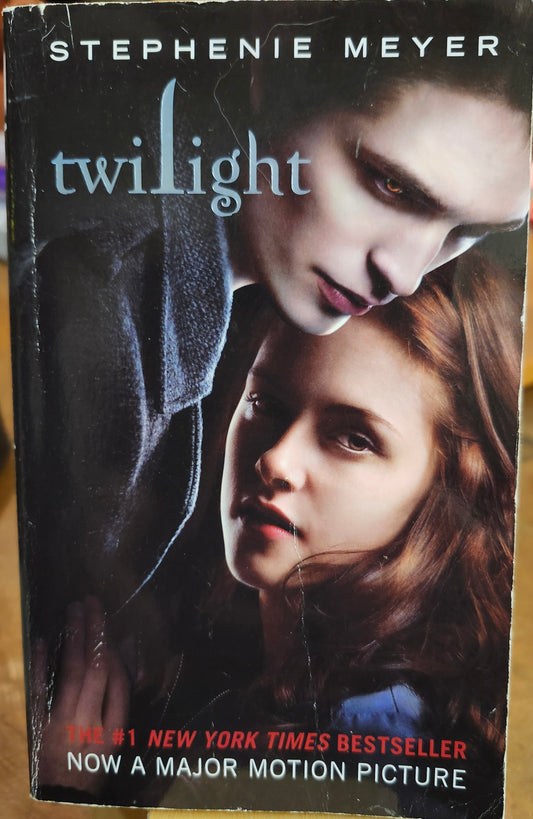 "Twilight" by Stephenie Meyer (Movie tie-in cover, Mass-market Paperback)