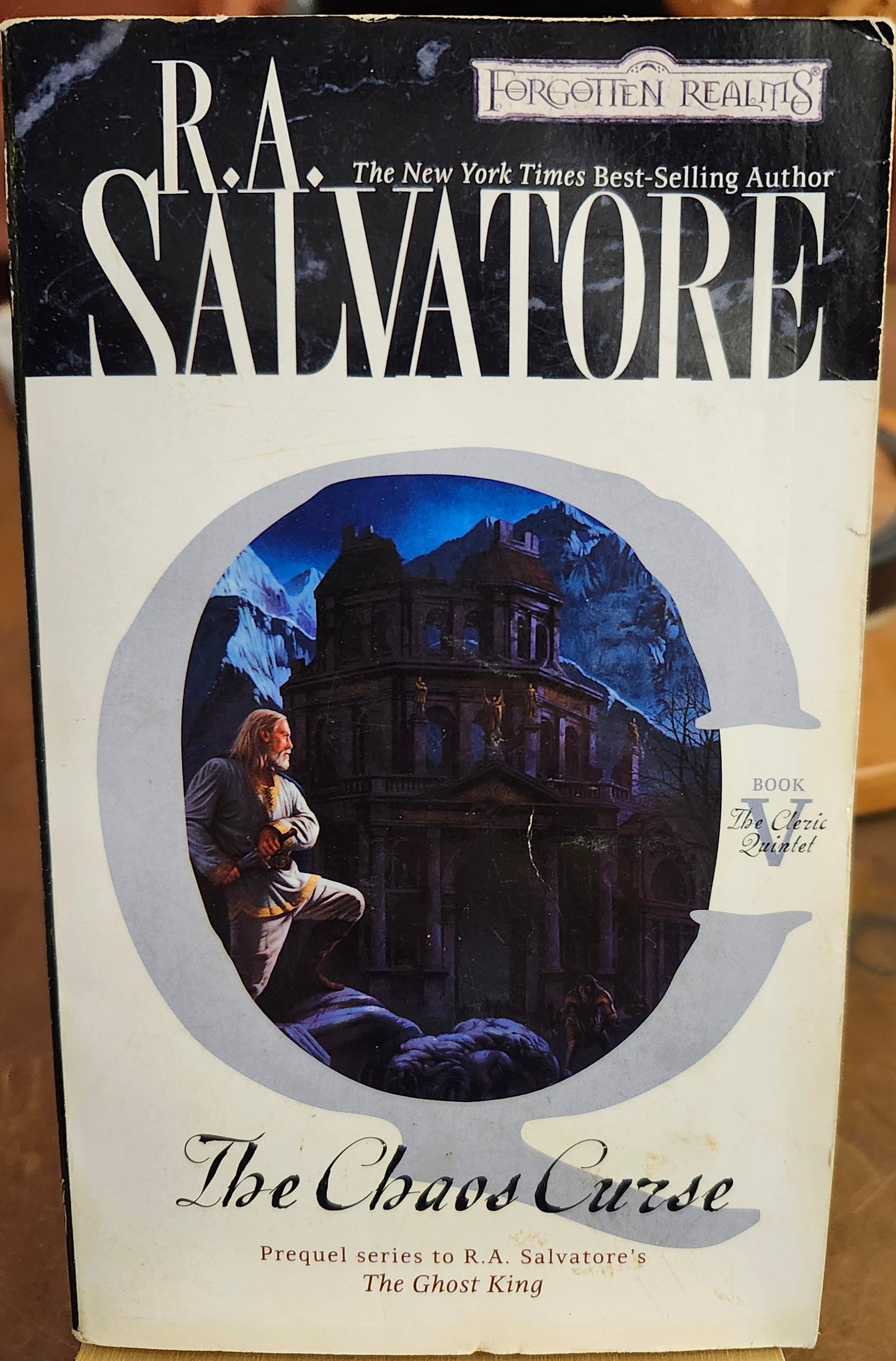 "The Chaos Curse" by R.A. Salvatore (Forgotten Realms; The Cleric Quintet, Book V)