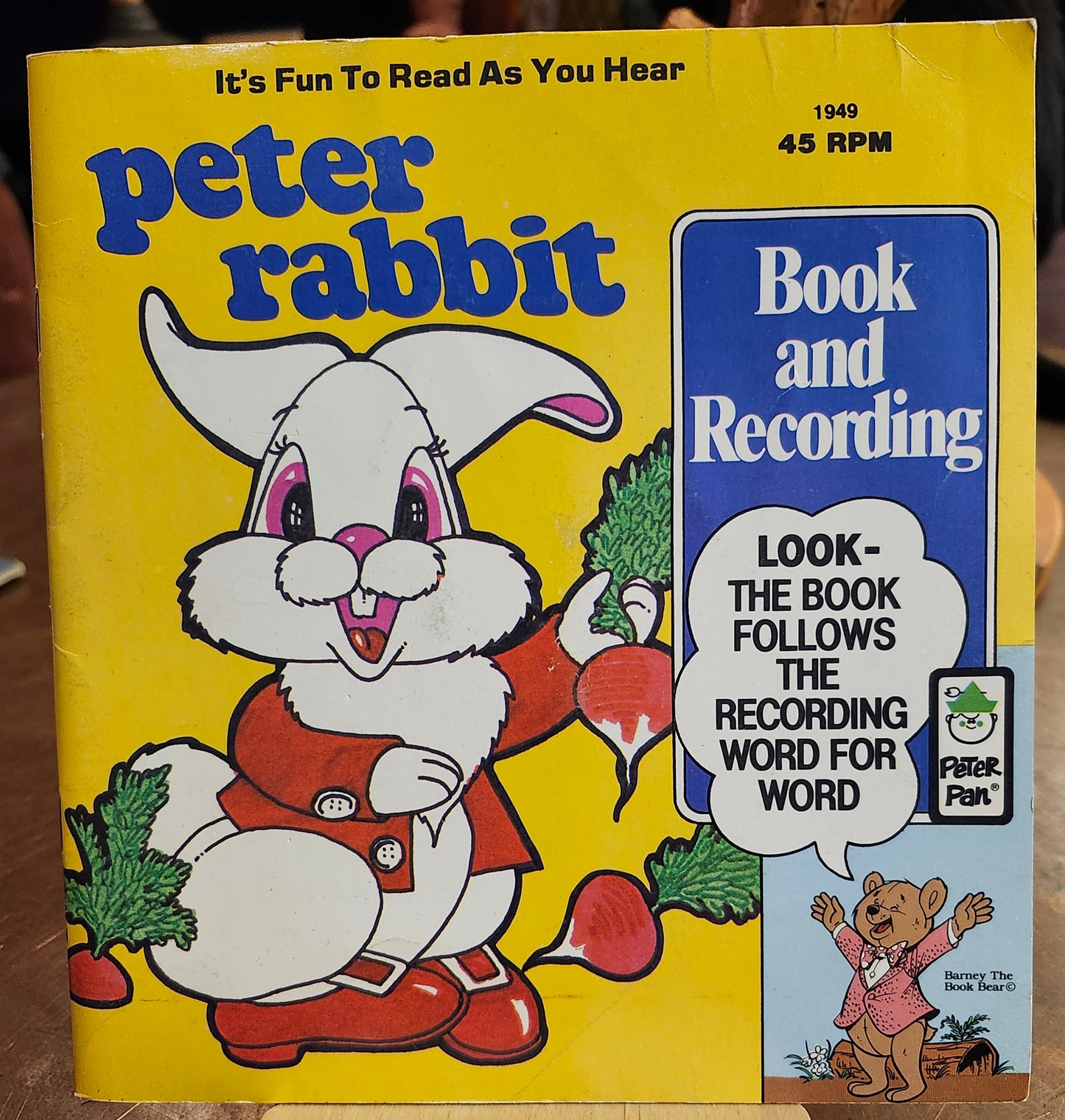 "Peter Rabbit" Book and Recording (45RPM)