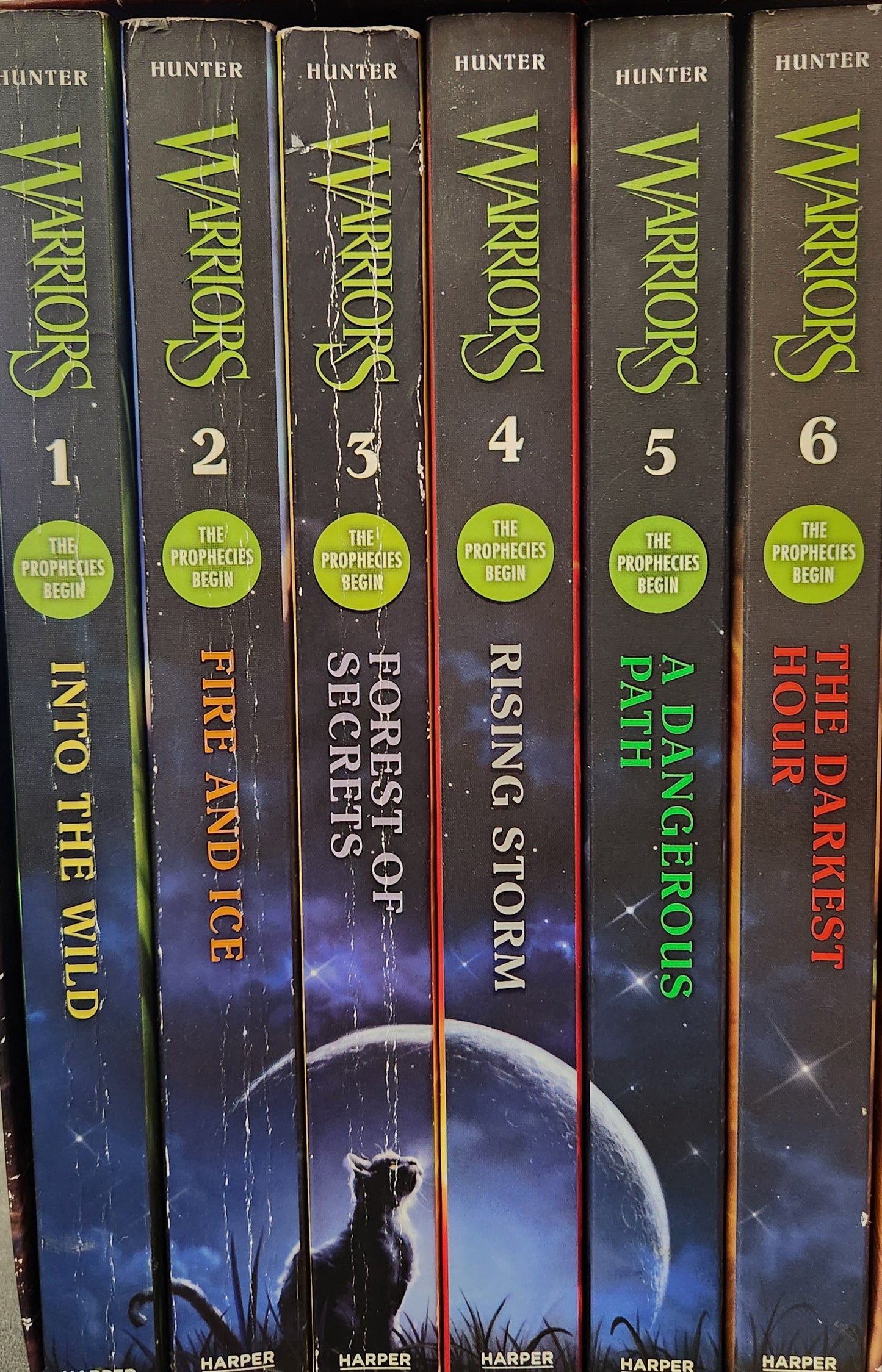 The Warriors, The Prophesy Begins, Volume one through six, Boxed set by Erin Hunter