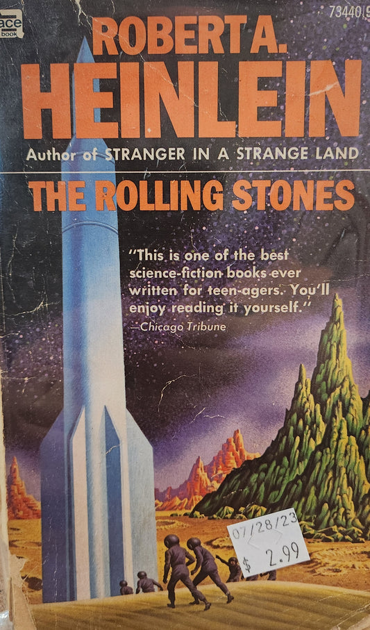 "The Rolling Stones" by Robert A Heinlein, MMPB in Vintage cover