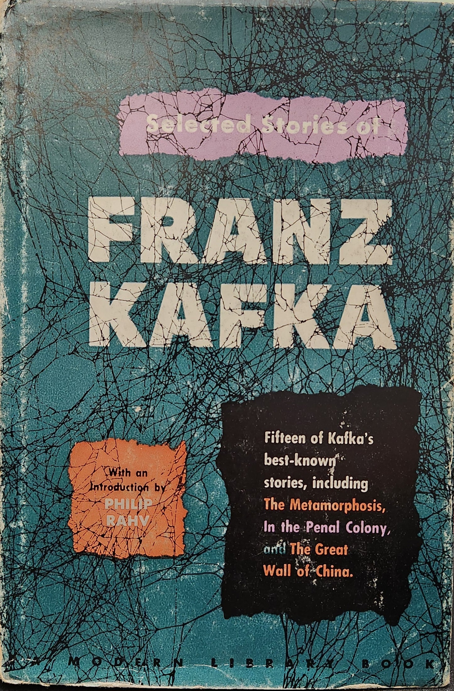 "Selected Stories of Franz Kafka" by Franz Kafka (Vintage)