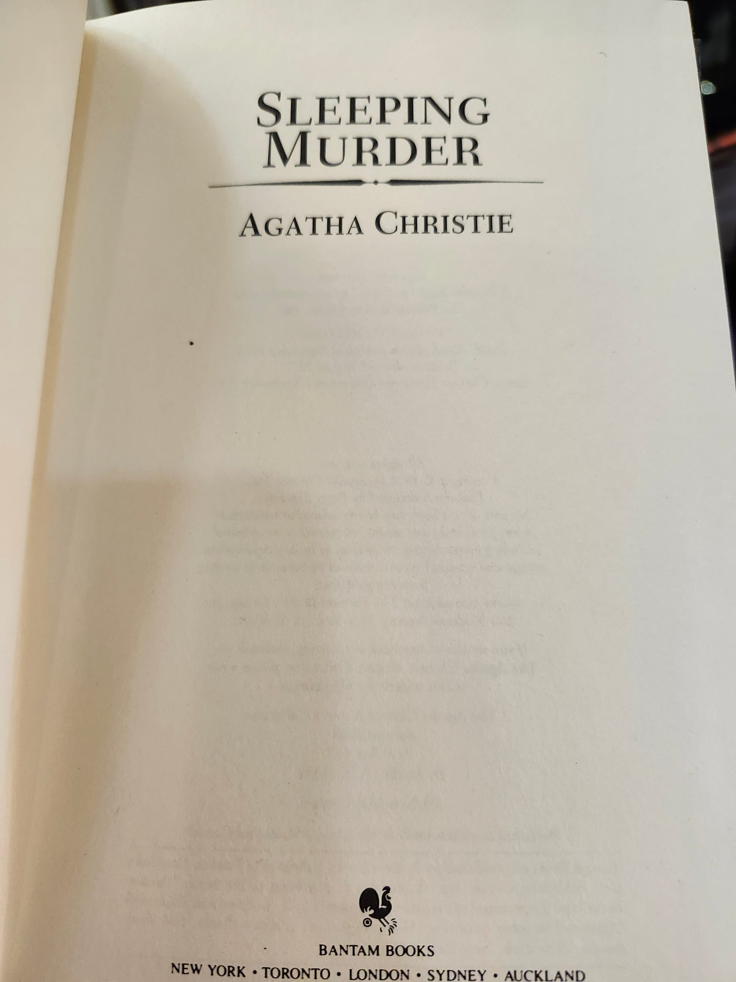 "Sleeping Murder: The Agatha Christie Mystery Collection" by Agatha Christie