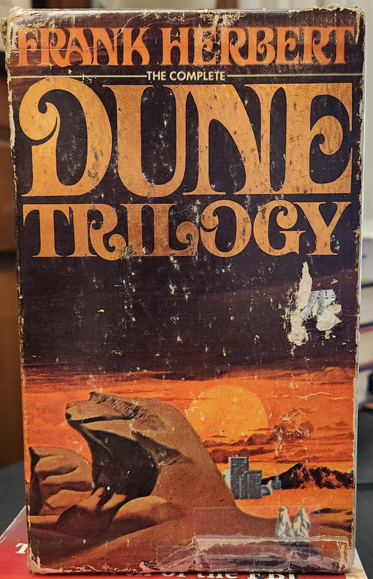 Original Dune Trilogy Box Set by Frank Herbert (Berkley 1977) Vintage Paperbacks