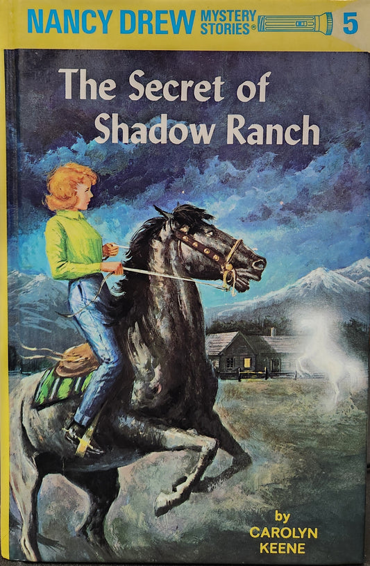 "The Secret of Shadow Ranch" (Nancy Drew) {Modern "Flashlight" edition} by Carolyn Keen