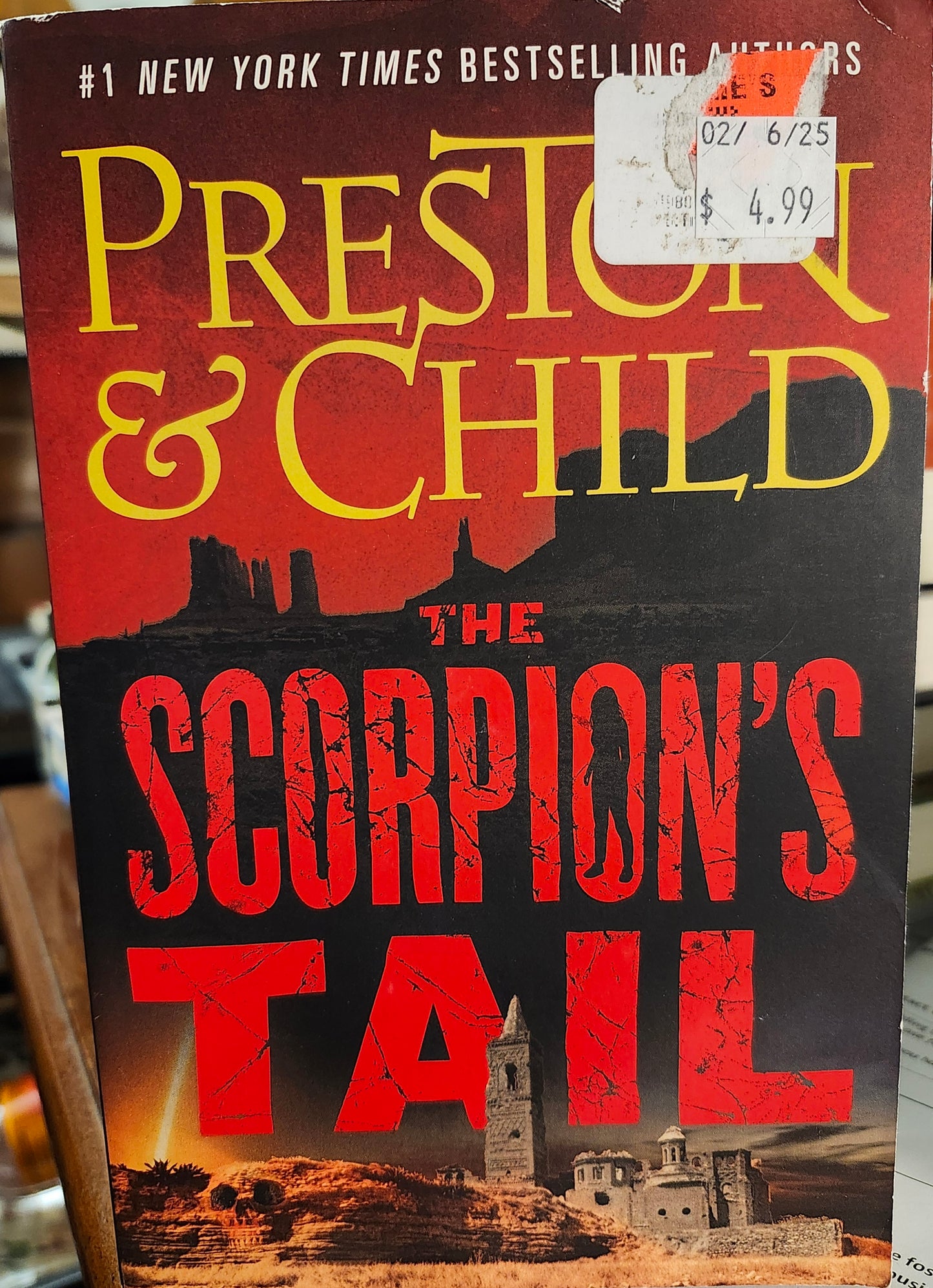 "The Scorpion's Tale" by Preston & Child (Nora Kelly series, Book 2 of 5)