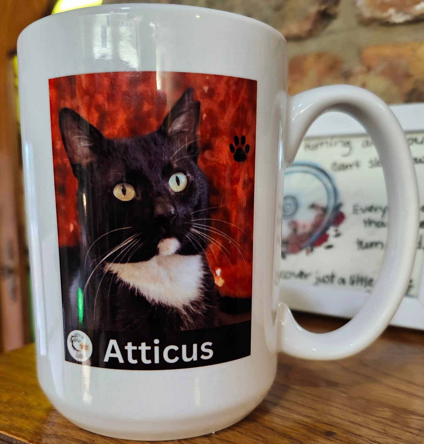 Atticus dtd Coffee Mug. New Photo, new mug design