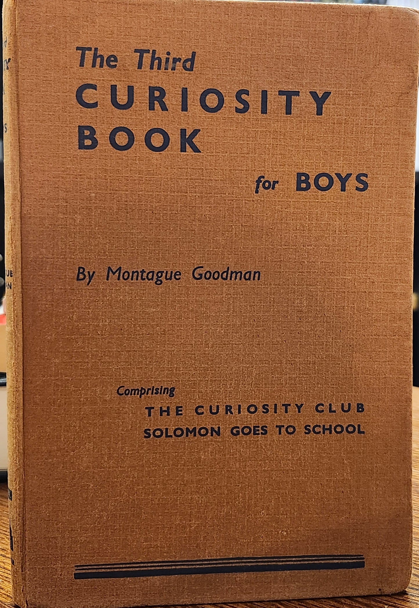 "The Third Curiosity Book for Boys" by Montague Goodman