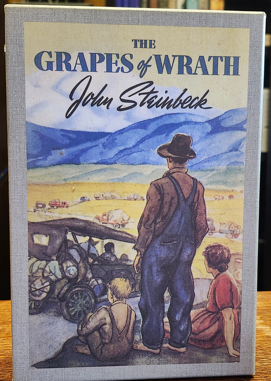 "The Grapes of Wrath" by John Steinbeck -- First Edition Library
