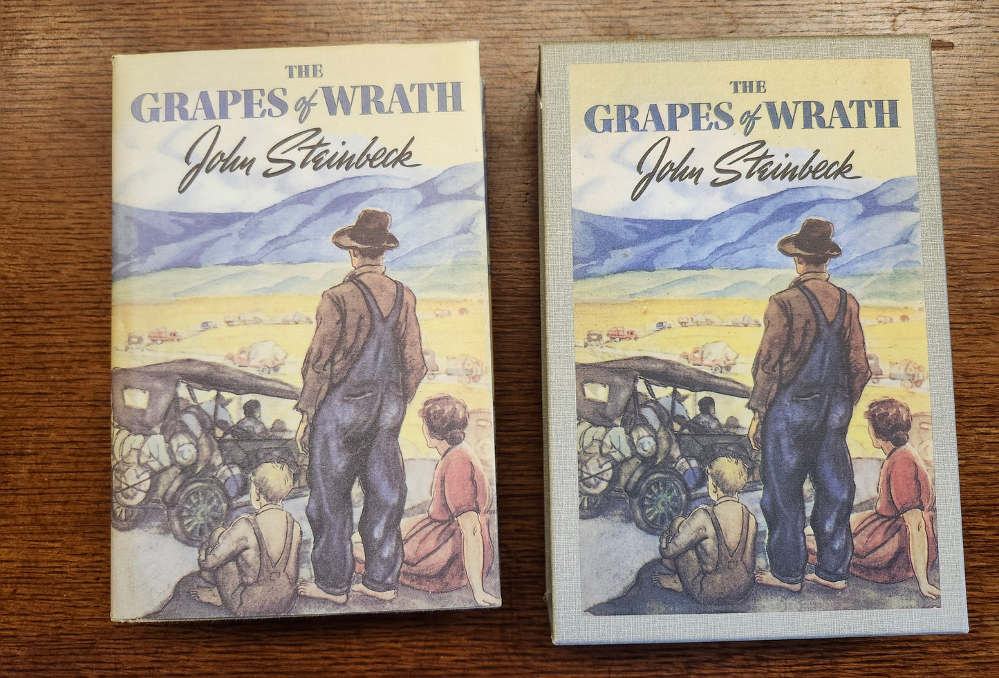 "The Grapes of Wrath" by John Steinbeck -- First Edition Library
