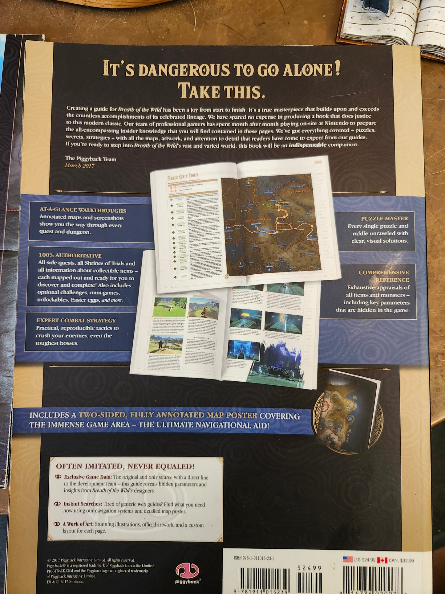 "The Legend of Zelda: Breath of the Wild Complete Official Guide" by Piggyback