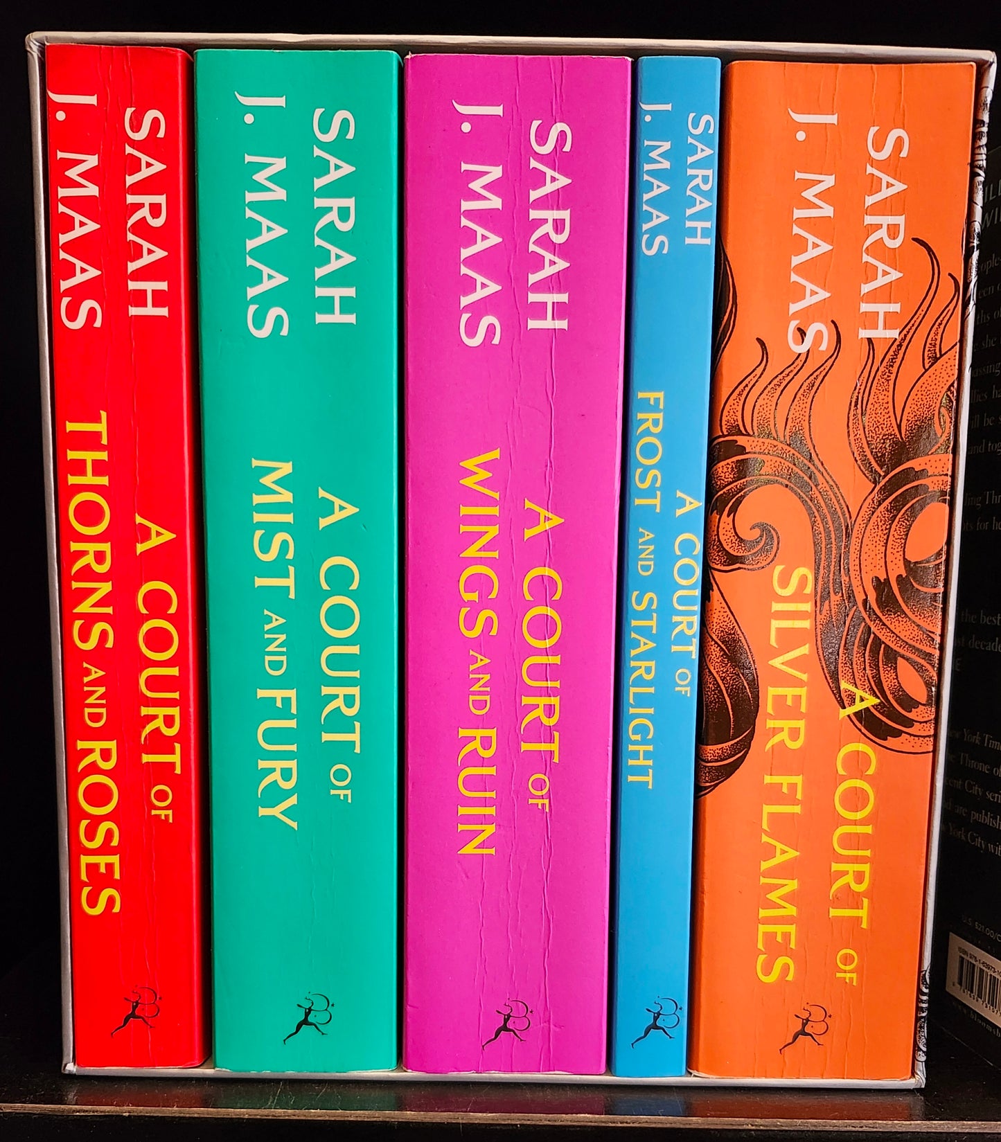 "A Court of Thorns and Roses" series by Sarah J. Maas (Books 1-5, box set)