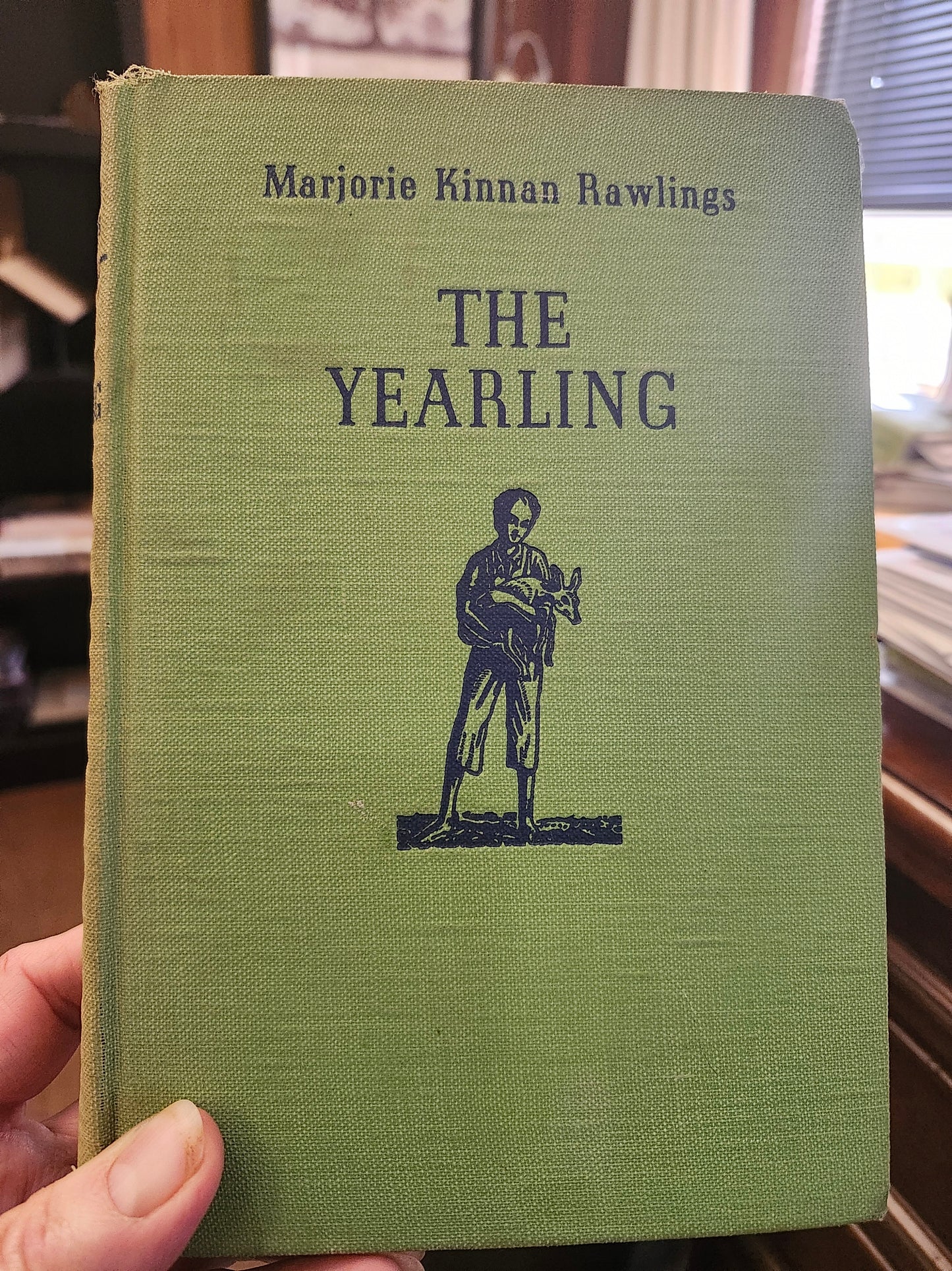 "The Yearling" by Marjorie Kinnan Rawlings (author), Edward Shenton (illustrator)