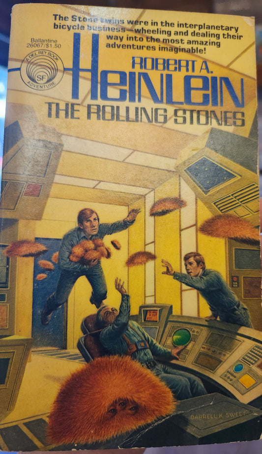 "The Rolling Stones" by Robert A Heinlein, MMPB in Vintage cover