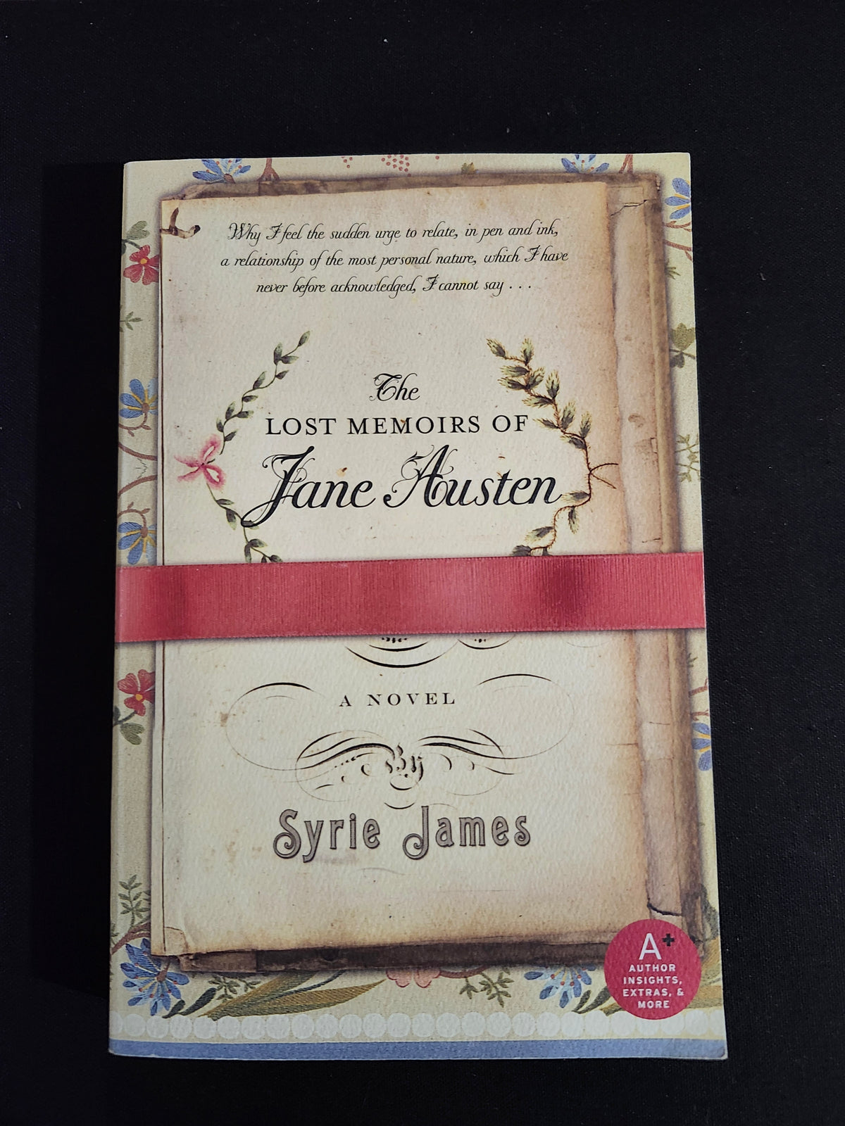 "The Lost Memoirs of Jane Austen: A Novel" by Syrie James