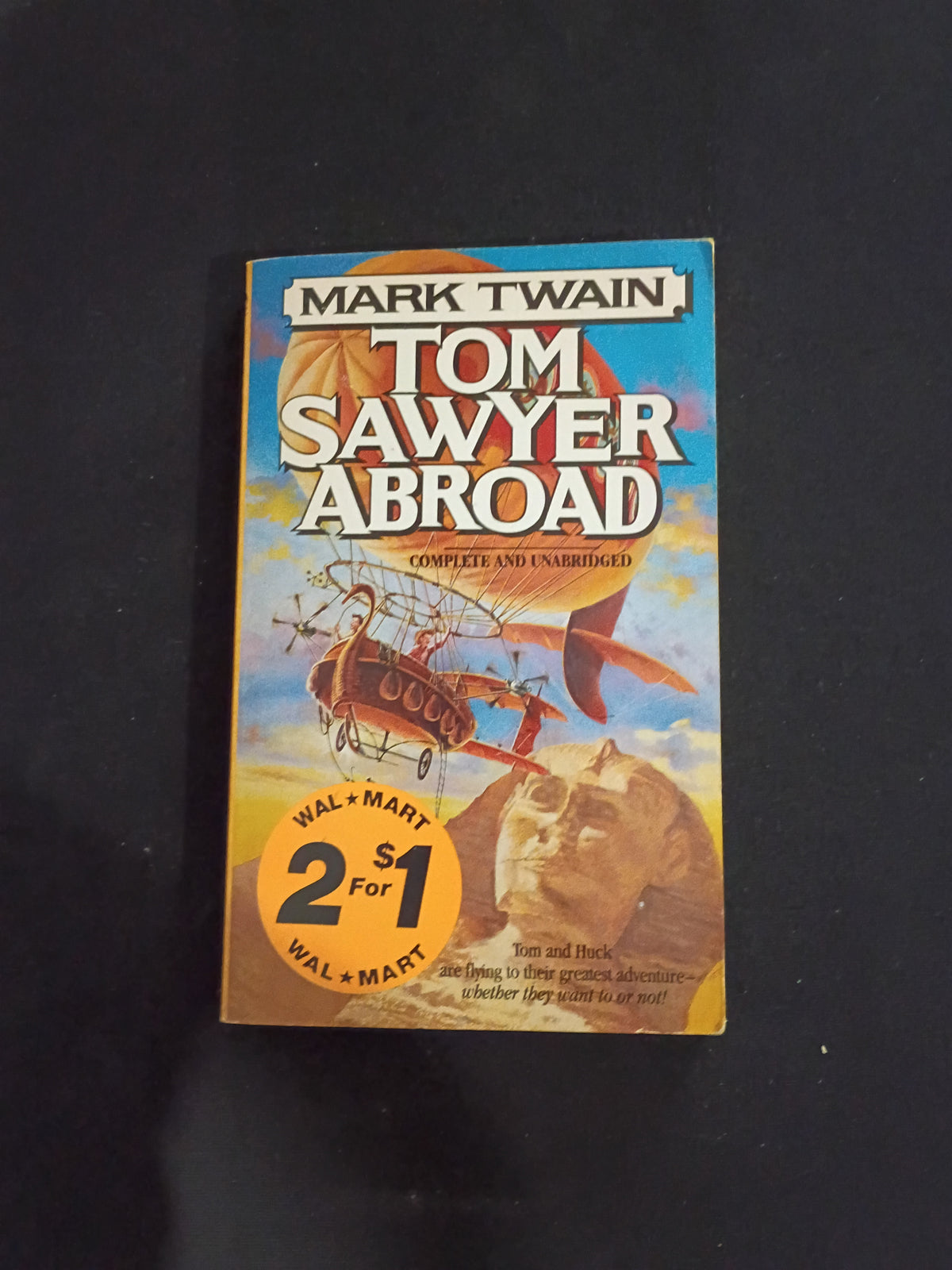 “Tom Sawyer Abroad” by Mark Twain
