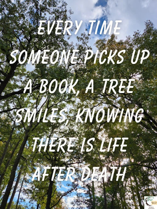 "Every time someone picks up a book..." 18x24 in. Glossy Poster - Dead Tree Dreams Bookstore
