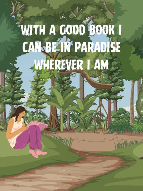 "I can be in Paradise" 18x24 in. Glossy Poster - Dead Tree Dreams Bookstore
