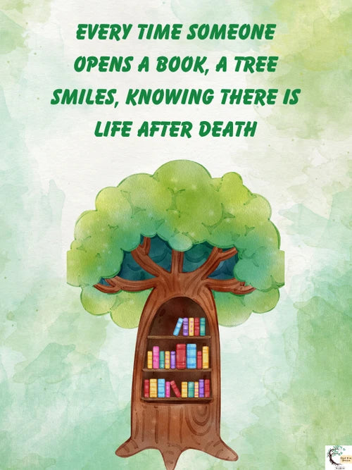 "Life After Death" Glossy 18x24 in. Poster - Dead Tree Dreams Bookstore