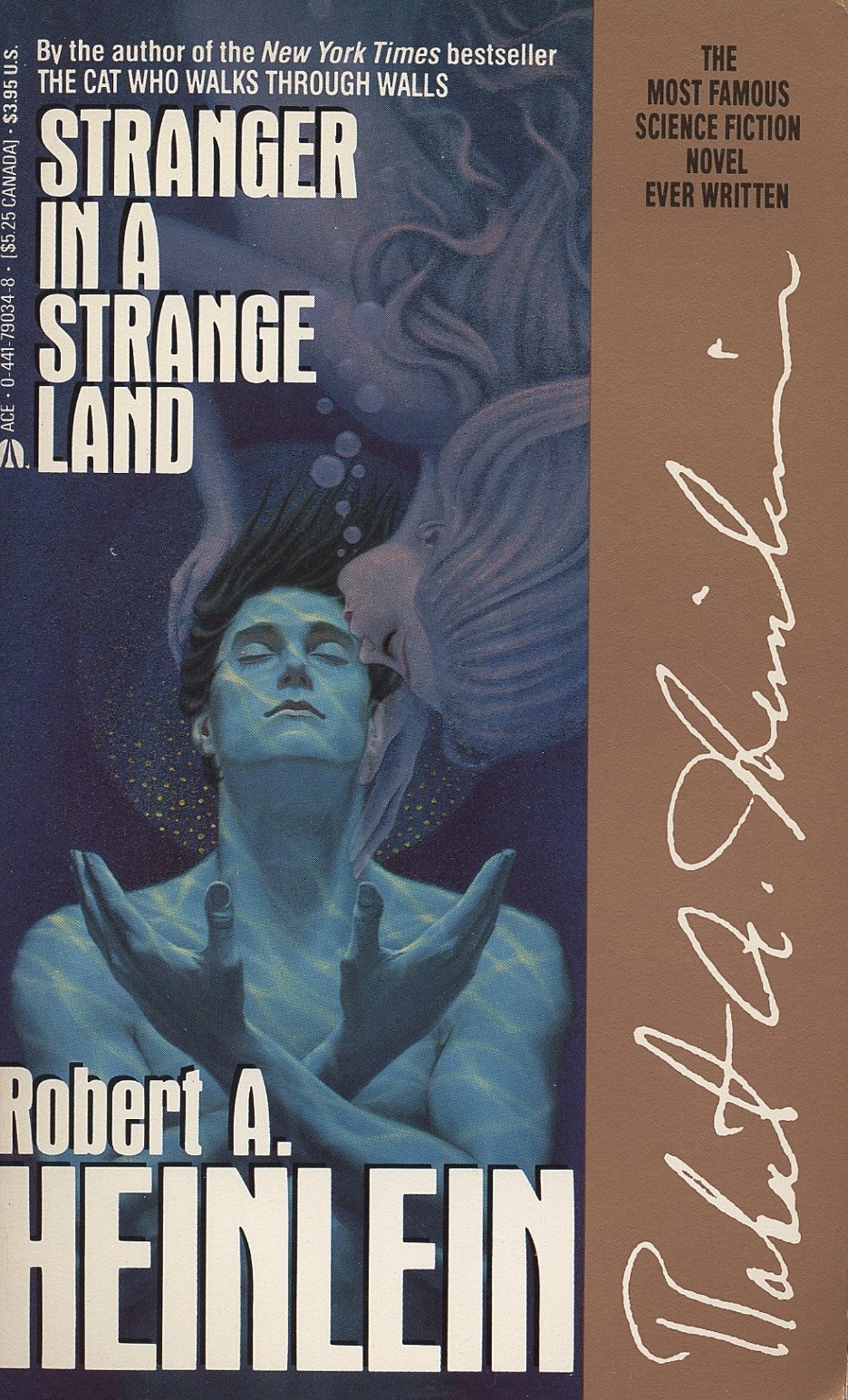"Stranger in a Strange Land" by Robert A Heinlein, Unabridged Version - Dead Tree Dreams Bookstore