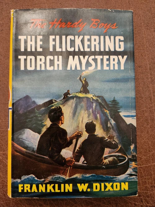 The Hardy Boys: The Flickering Torch Mystery Franklin W. Dixon #22 HB w DJ 1943 - Dead Tree Dreams Bookstore