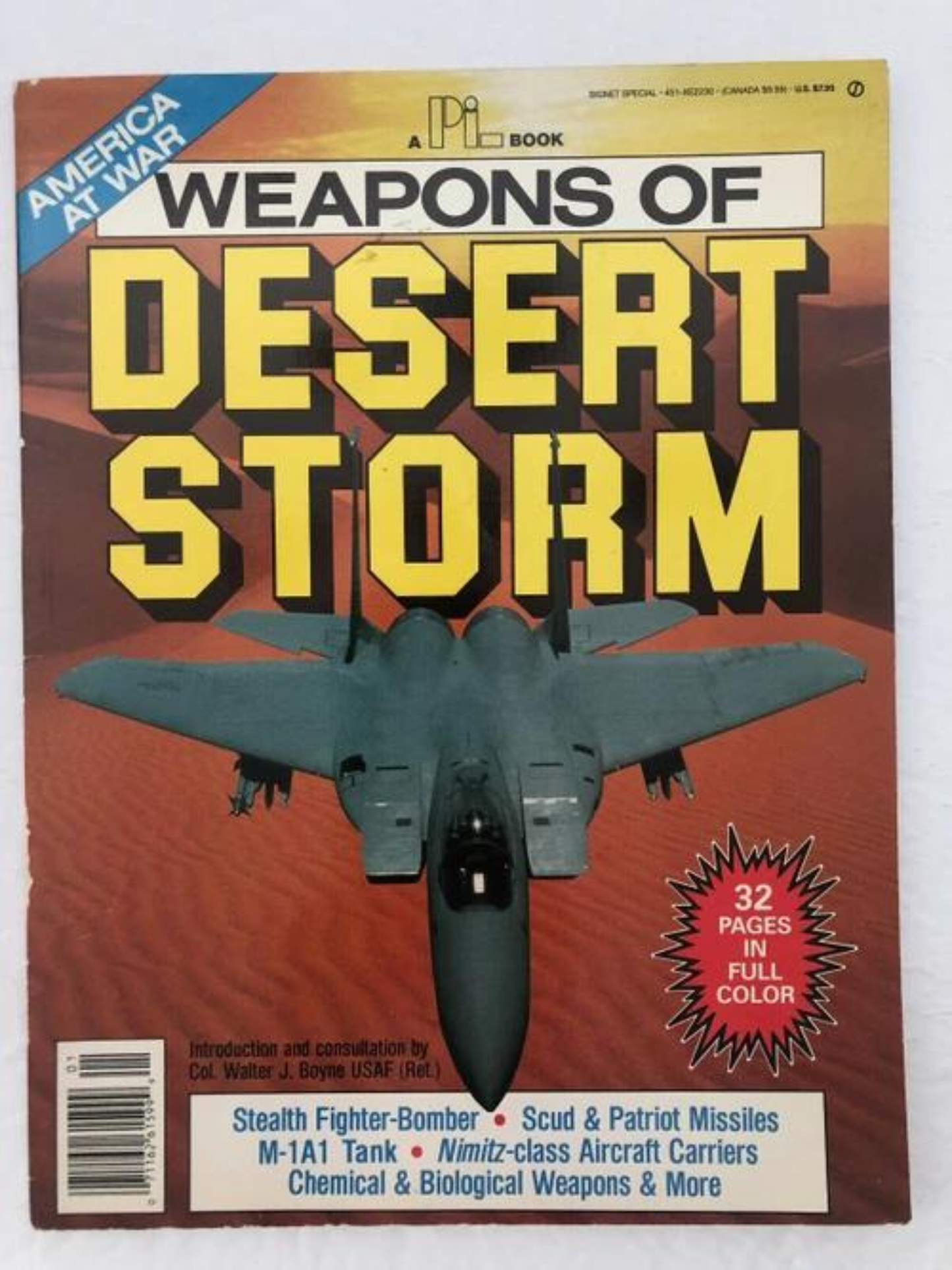 Weapons of Desert Storm by Walter J. Boyne - Very Good Condition