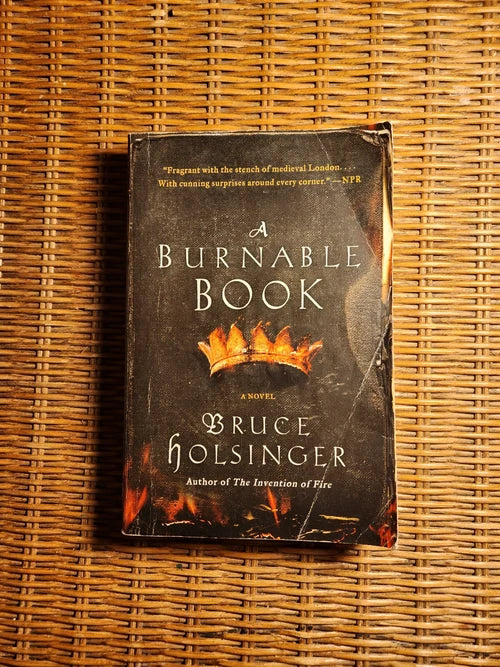 A Burnable Book; Bruce Holsingler - Dead Tree Dreams Bookstore