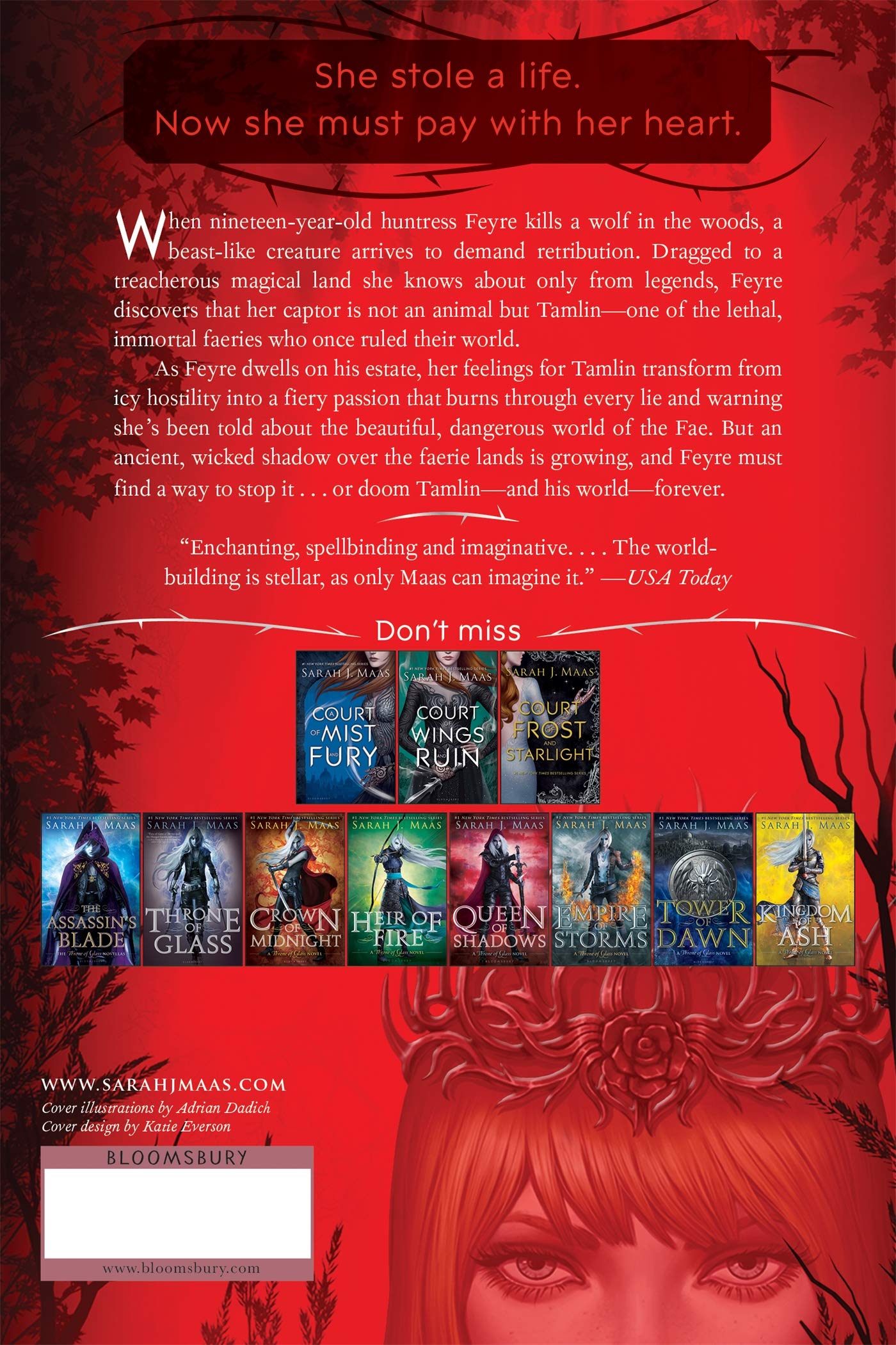 A Court of Thorns and Roses by Sarah J Maas - Dead Tree Dreams Bookstore