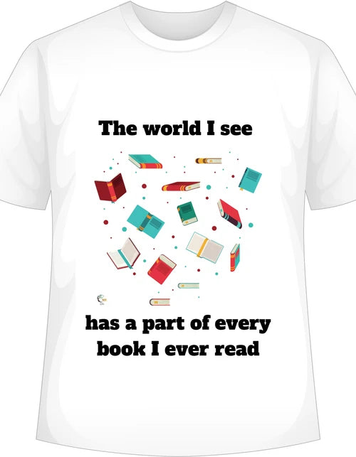 The World I See T-Shirt - Dead Tree Dreams Bookstore